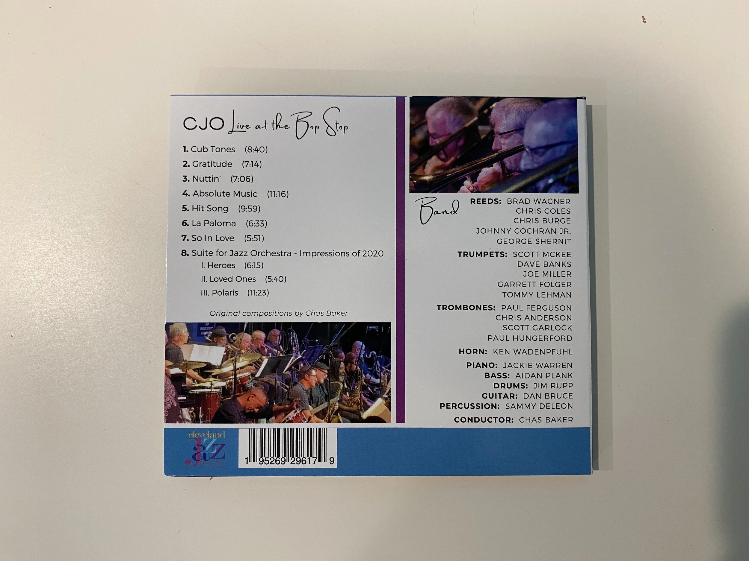 The Cleveland Jazz Orchestra – Live at the Bop Stop